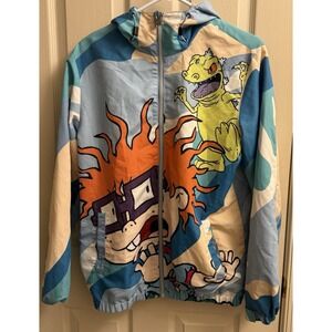 Nickelodeon‎ Members Only Rugrats Hoodie Jacket Men's Windbreaker Size Small